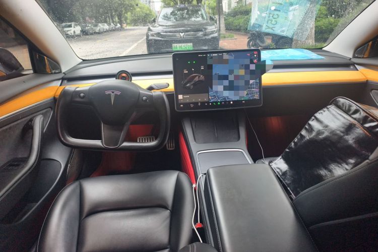 Used Tesla Model 3 2021 Performance High-Performance All-Wheel-Drive Version Center Console