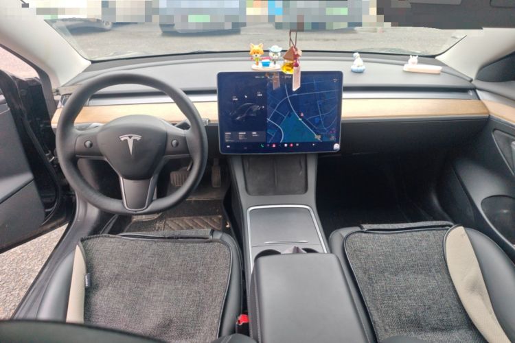 Used Tesla Model 3 2021 Revised Version Standard Range Rear-Wheel Drive Upgraded Edition 3D1 Center Console