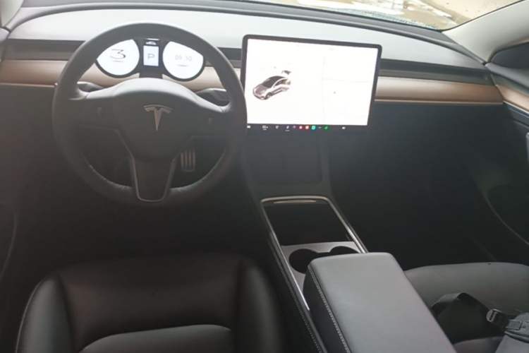 Used Tesla Model 3 2021 Performance High-Performance All-Wheel-Drive Version Center Console