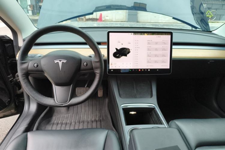 Used Tesla Model 3 2021 Revised Version Standard Range Rear-Wheel Drive Upgraded Edition 3D1 Center Console