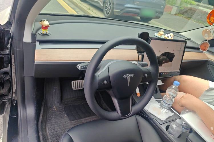 Used Tesla Model 3 2021 Performance High-Performance All-Wheel-Drive Version 3D6 Center Console