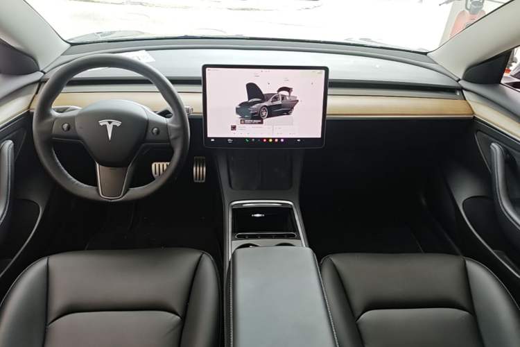 Used Tesla Model 3 2021 Revised Version II – Performance High-Performance All-Wheel-Drive Edition Center Console