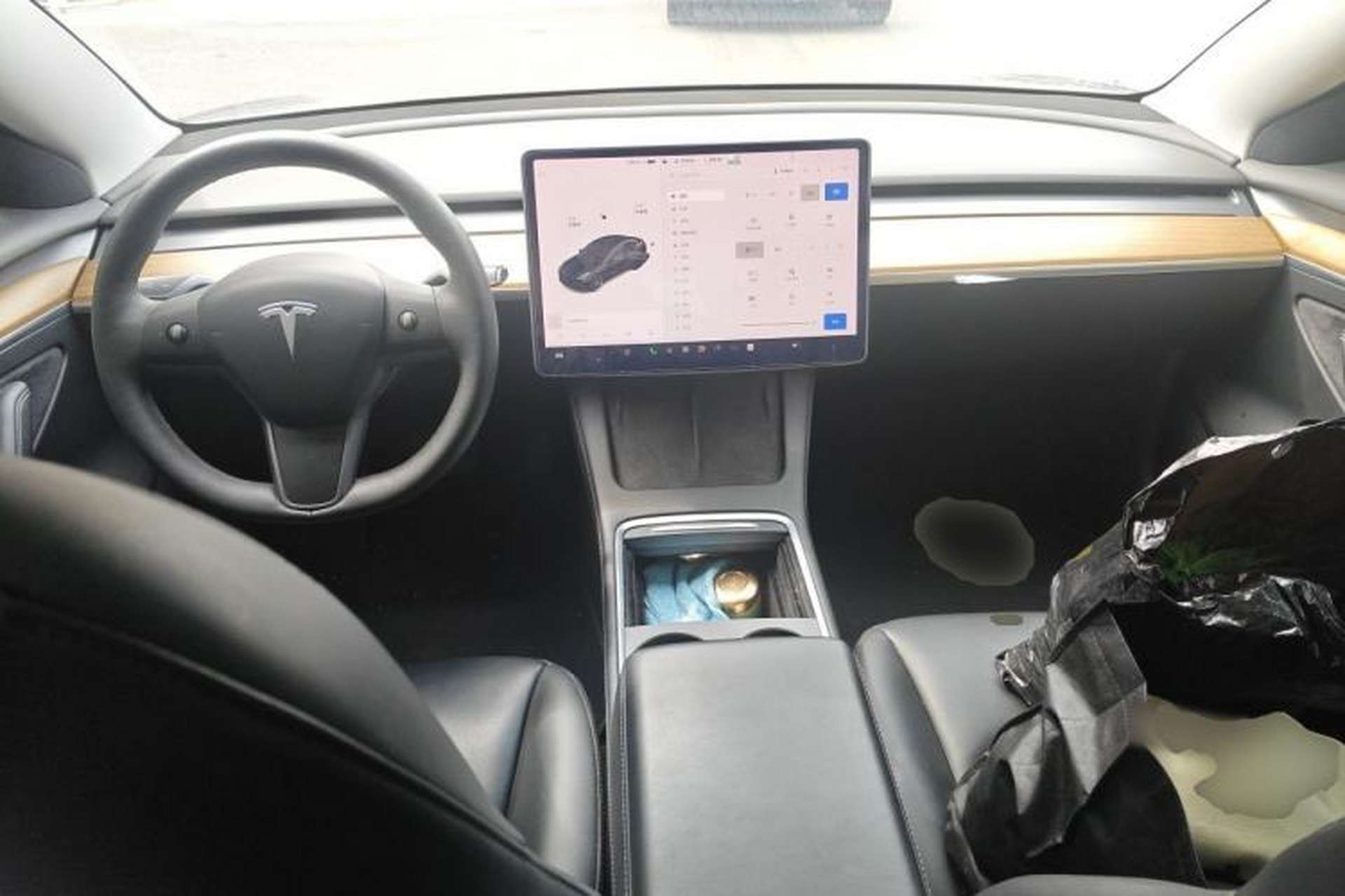 Used Tesla Model 3 2021 Standard Range Rear-Drive Upgraded Version Center Console