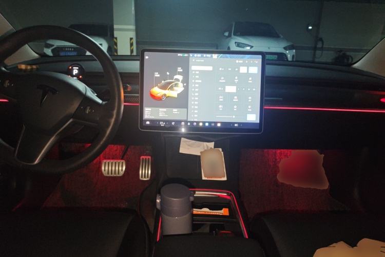 Used Tesla Model 3 2021 Performance High-Performance All-Wheel-Drive Version Center Console