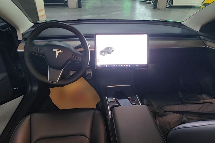 Used Tesla Model 3 2021 Revised Performance Version with All-Wheel Drive 3D1 Center Console