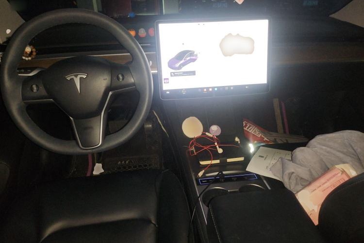 Used Tesla Model 3 2021 Standard Range Rear-Wheel Drive Upgraded Version 3D6 Center Console