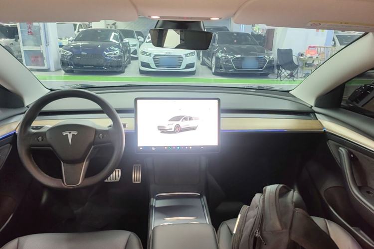 Used Tesla Model 3 2021 Revised Version II – Performance High-Performance All-Wheel-Drive Edition Center Console