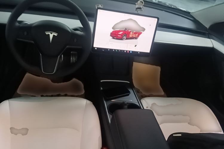 Used Tesla Model 3 2021 Revised Version II – Performance High-Performance All-Wheel-Drive Edition Center Console