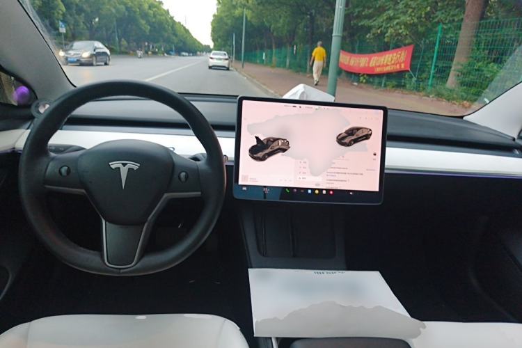 Used Tesla Model 3 2021 Standard Range Rear-Wheel Drive Upgraded Version 3D6 Center Console