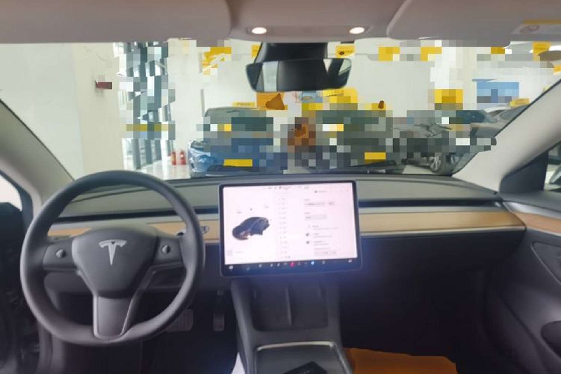 Used Tesla Model 3 2021 Standard Range Rear-Wheel Drive Upgraded Version 3D6 Center Console