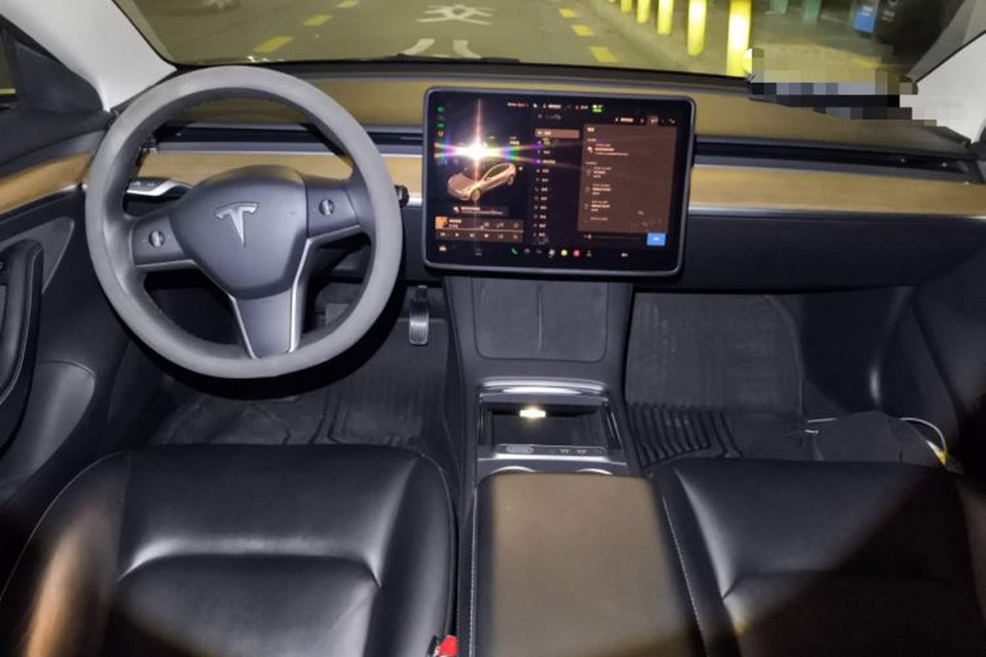 Used Tesla Model 3 2021 Standard Range Rear-Wheel Drive Upgraded Version 3D6 Center Console