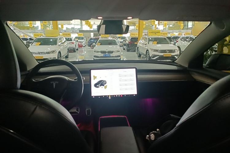 Used Tesla Model 3 2021 Revised Version Standard Range Rear-Wheel Drive Upgraded Edition 3D1 Center Console
