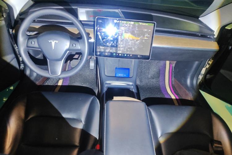 Used Tesla Model 3 2021 Revised Version Standard Range Rear-Wheel Drive Upgraded Edition 3D1 Center Console