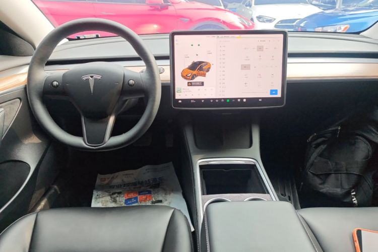 Used Tesla Model 3 2021 Standard Range Rear-Wheel Drive Upgraded Version 3D6 Center Console