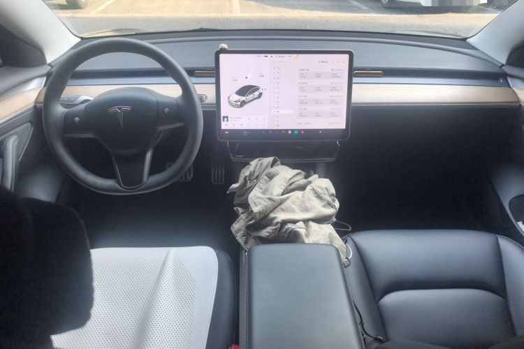 Used Tesla Model 3 2021 Performance High-Performance All-Wheel-Drive Version 3D6 Center Console
