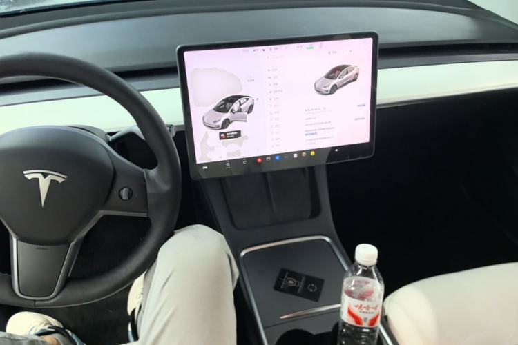 Used Tesla Model 3 2021 Revised Version Standard Range Rear-Wheel Drive Upgraded Edition 3D1 Center Console