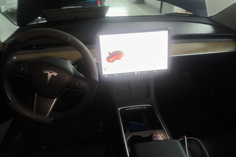 Used Tesla Model 3 2021 Revised Version Standard Range Rear-Wheel Drive Upgraded Edition 3D1 Center Console