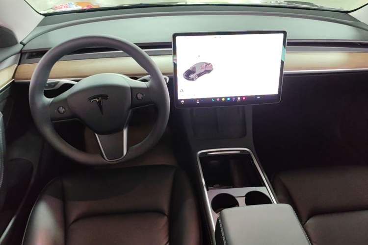 Used Tesla Model 3 2021 Revised Version Standard Range Rear-Wheel Drive Upgraded Edition 3D1 Center Console