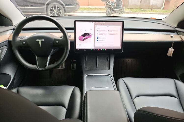 Used Tesla Model 3 2021 Revised Version II – Performance High-Performance All-Wheel-Drive Edition Center Console