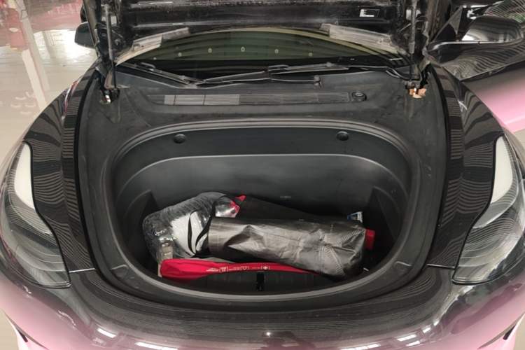 Used Tesla Model 3 2021 Standard Range Rear-Wheel Drive Upgraded Version 3D6 Engine Bay