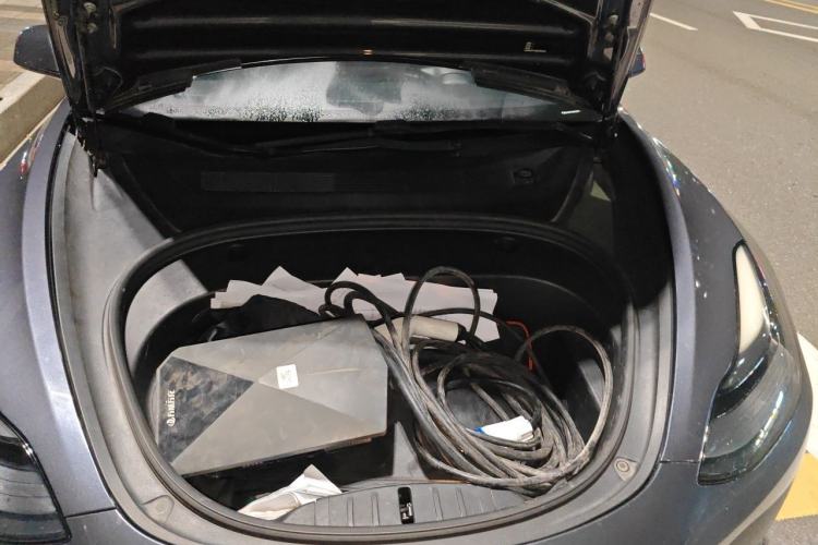 Used Tesla Model 3 2021 Standard Range Rear-Drive Upgraded Version Engine Bay
