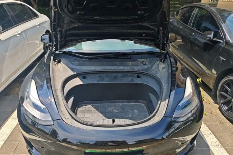 Used Tesla Model 3 2021 Standard Range Rear-Wheel Drive Upgraded Version 3D6 Engine Bay