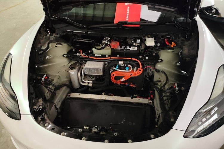 Used Tesla Model 3 2021 Standard Range Rear-Wheel Drive Upgraded Version 3D6 Engine Bay