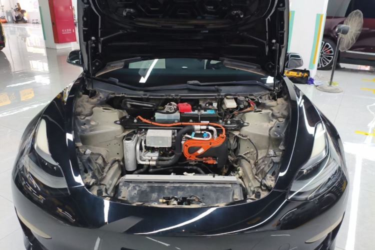 Used Tesla Model 3 2021 Standard Range Rear-Drive Upgraded Version Engine Bay