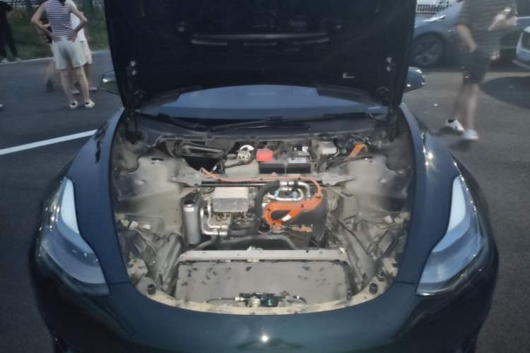Used Tesla Model 3 2021 Standard Range Rear-Drive Upgraded Version Engine Bay