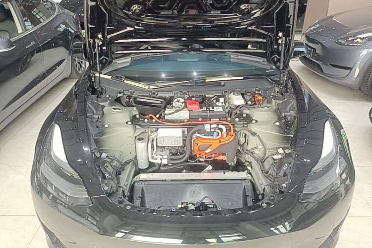 Used Tesla Model 3 2021 Standard Range Rear-Wheel Drive Upgraded Version 3D6 Engine Bay