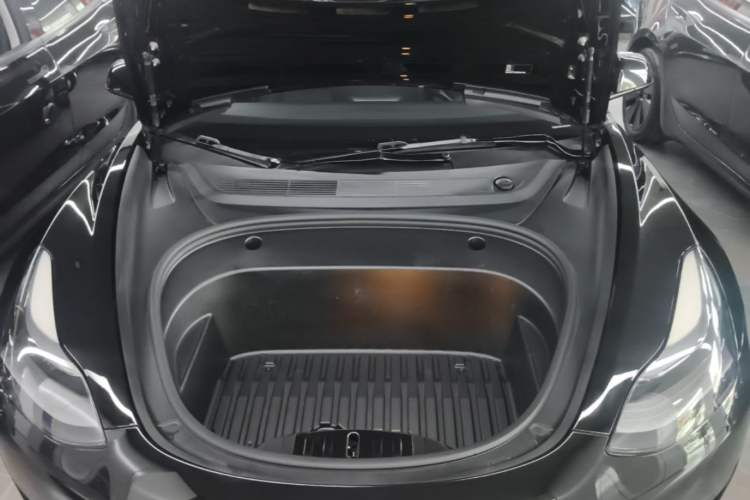 Used Tesla Model 3 2021 Standard Range Rear-Drive Upgraded Version Engine Bay