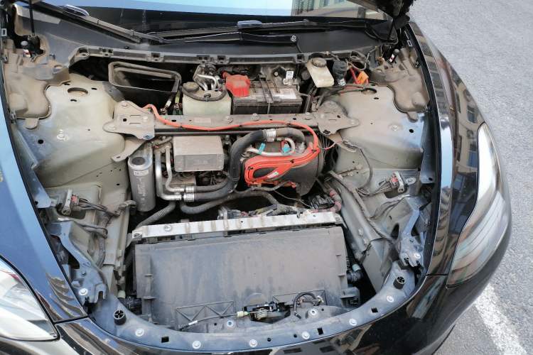 Used Tesla Model 3 2021 Standard Range Rear-Wheel Drive Upgraded Version 3D6 Engine Bay