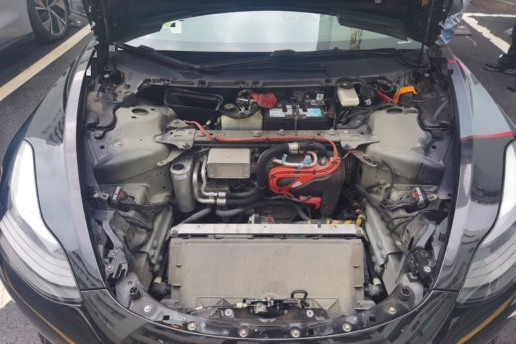Used Tesla Model 3 2021 Performance High-Performance All-Wheel-Drive Version 3D6 Engine Bay