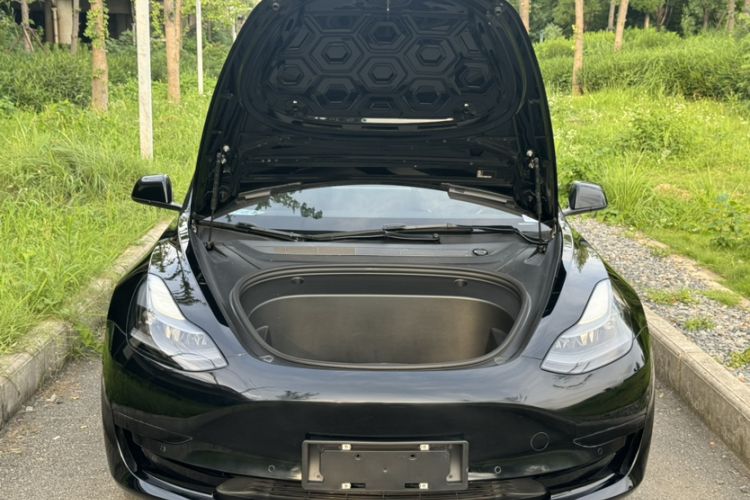 Used Tesla Model 3 2021 Standard Range Rear-Wheel Drive Upgraded Version 3D6 Engine Bay