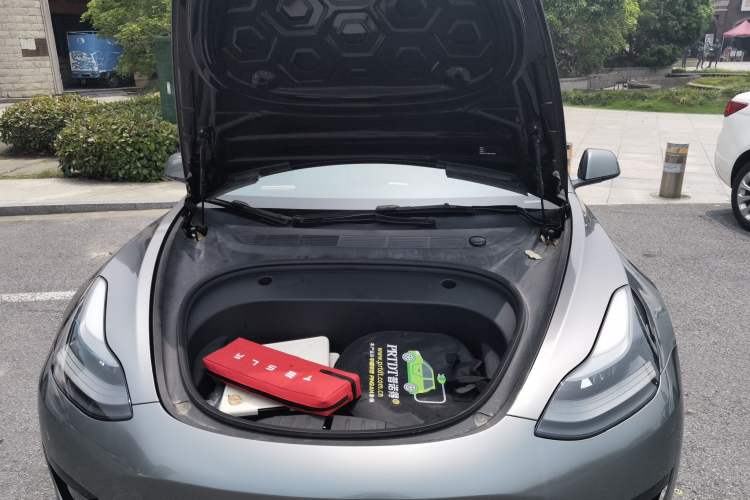 Used Tesla Model 3 2021 Standard Range Rear-Wheel Drive Upgraded Version 3D6 Engine Bay