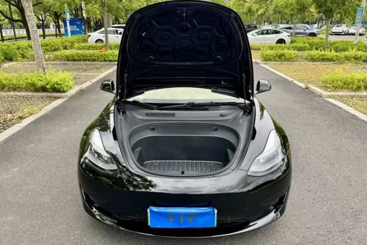 Used Tesla Model 3 2021 Standard Range Rear-Wheel Drive Upgraded Version 3D6 Engine Bay