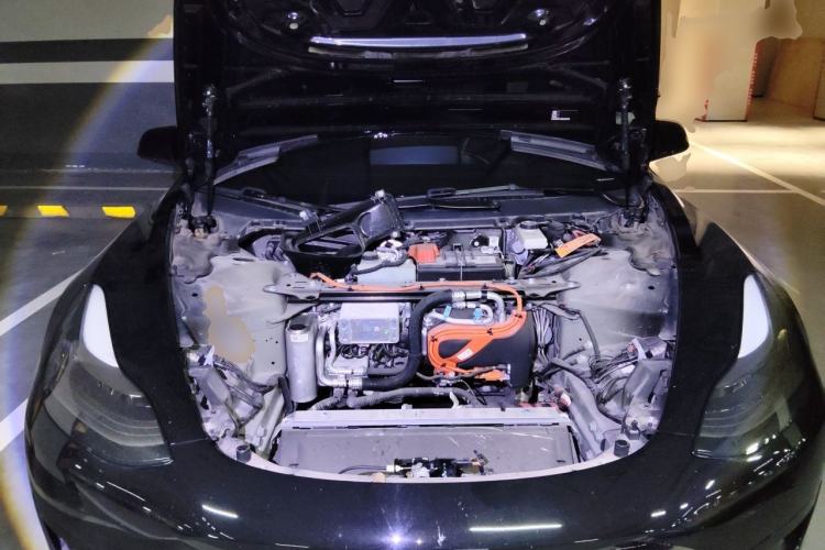 Used Tesla Model 3 2021 Standard Range Rear-Wheel Drive Upgraded Version 3D6 Engine Bay