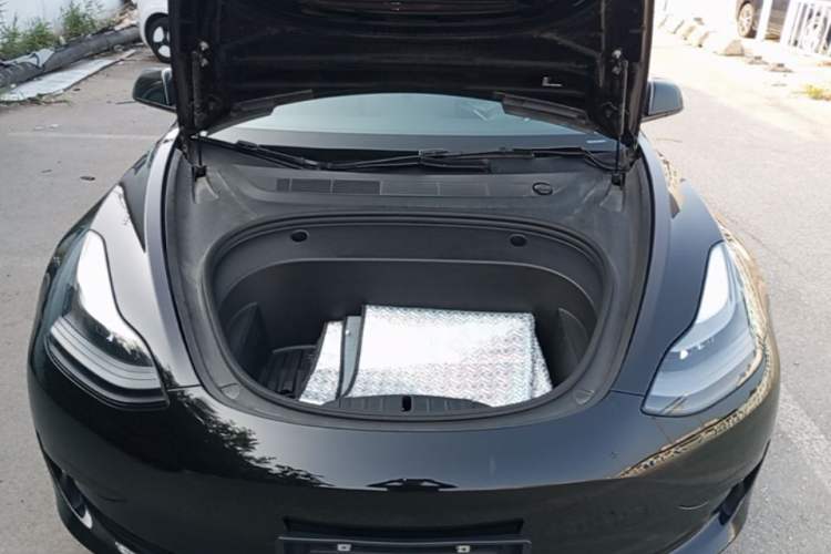Used Tesla Model 3 2021 Revised Version Standard Range Rear-Wheel Drive Upgraded Edition 3D1 Engine Bay