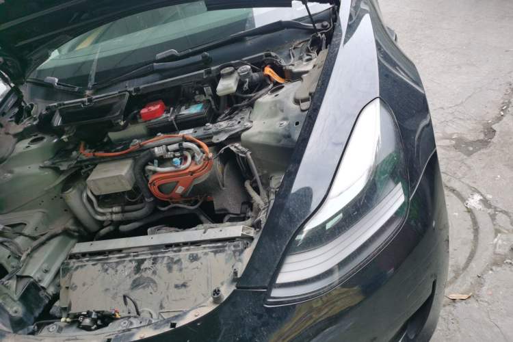 Used Tesla Model 3 2021 Standard Range Rear-Drive Upgraded Version Engine Bay Left
