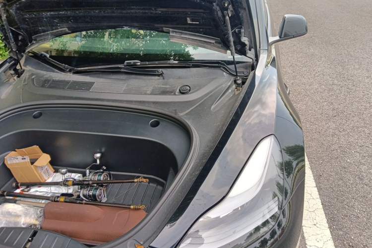 Used Tesla Model 3 2021 Standard Range Rear-Wheel Drive Upgraded Version 3D6 Engine Bay Left