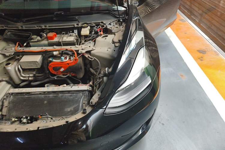 Used Tesla Model 3 2021 Revised Version Standard Range Rear-Wheel Drive Upgraded Edition 3D1 Engine Bay Left