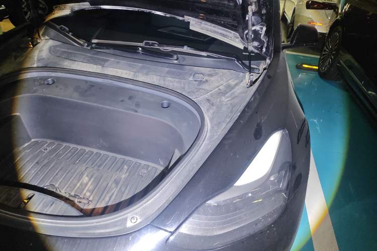 Used Tesla Model 3 2021 Revised Version Standard Range Rear-Wheel Drive Upgraded Edition 3D1 Engine Bay Left