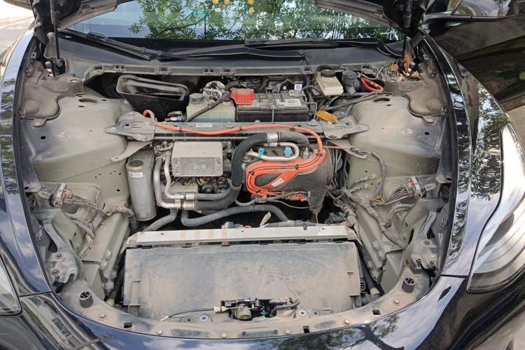 Used Tesla Model 3 2021 Standard Range Rear-Wheel Drive Upgraded Version 3D6 Engine Bay