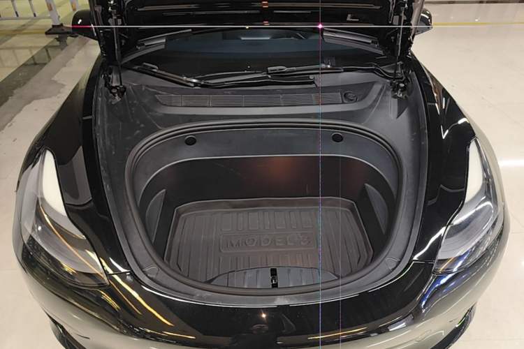 Used Tesla Model 3 2021 Standard Range Rear-Wheel Drive Upgraded Version 3D6 Engine Bay