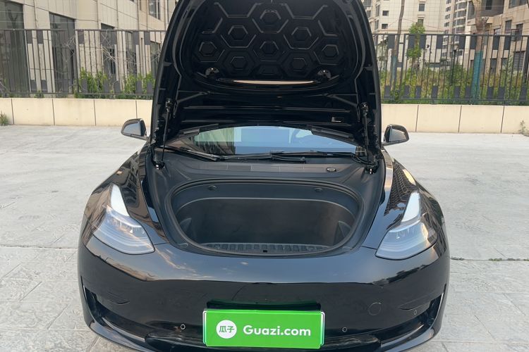 Used Tesla Model 3 2021 Standard Range Rear-Wheel Drive Upgraded Version 3D6 Engine Bay