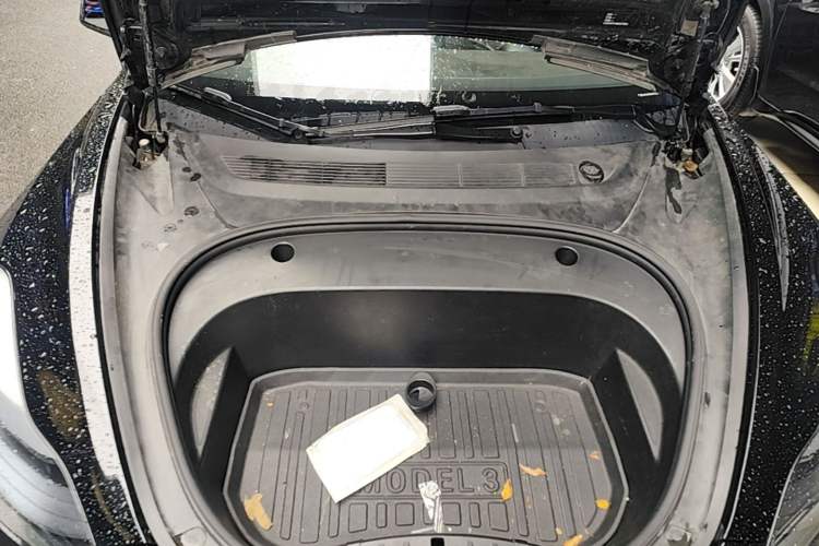 Used Tesla Model 3 2021 Standard Range Rear-Wheel Drive Upgraded Version 3D6 Engine Bay