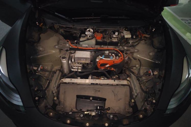 Used Tesla Model 3 2021 Standard Range Rear-Wheel Drive Upgraded Version 3D6 Engine Bay