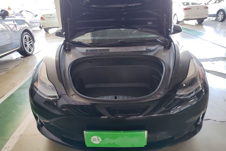 Used Tesla Model 3 2021 Revised Performance Version with All-Wheel Drive 3D1 Engine Bay