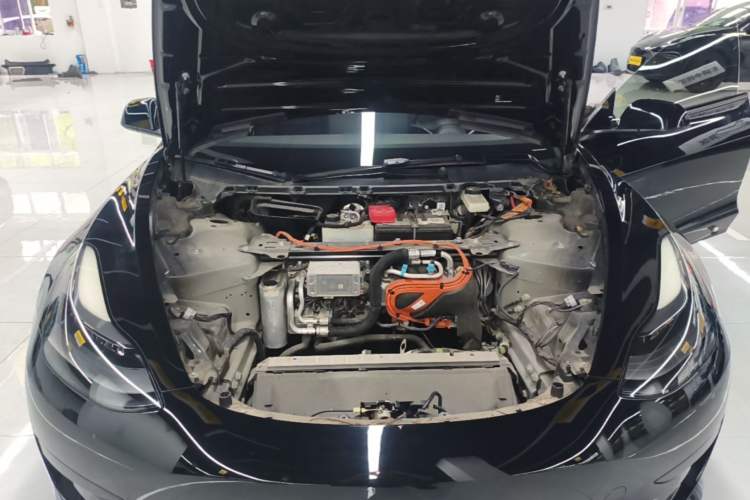 Used Tesla Model 3 2021 Standard Range Rear-Drive Upgraded Version Engine Bay