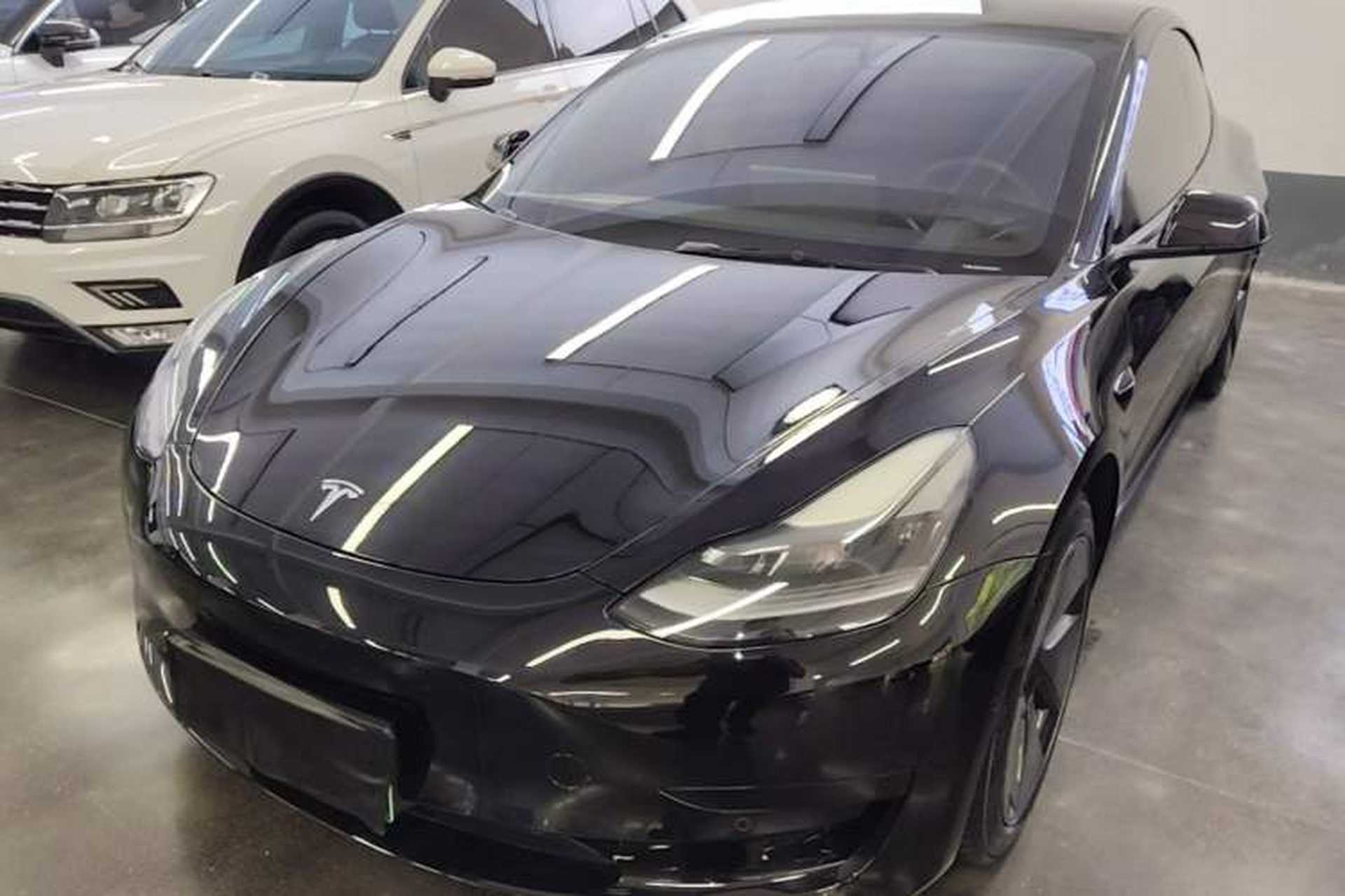 Used Tesla Model 3 2021 Standard Range Rear-Drive Upgraded Version Front Left 45 Deg